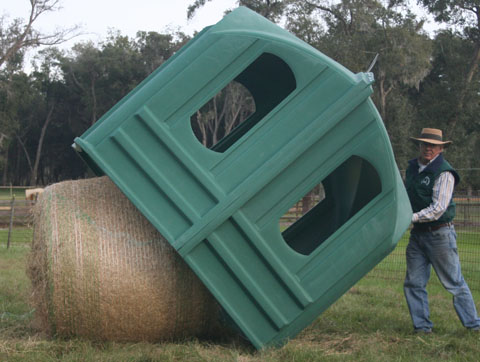 Round Bale Horse Feeders Hay