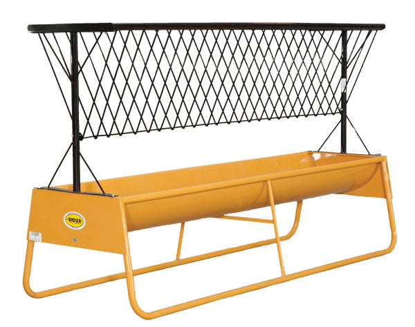 10 Foot Livestock Feed Bunk Feeder - Steel Construction
