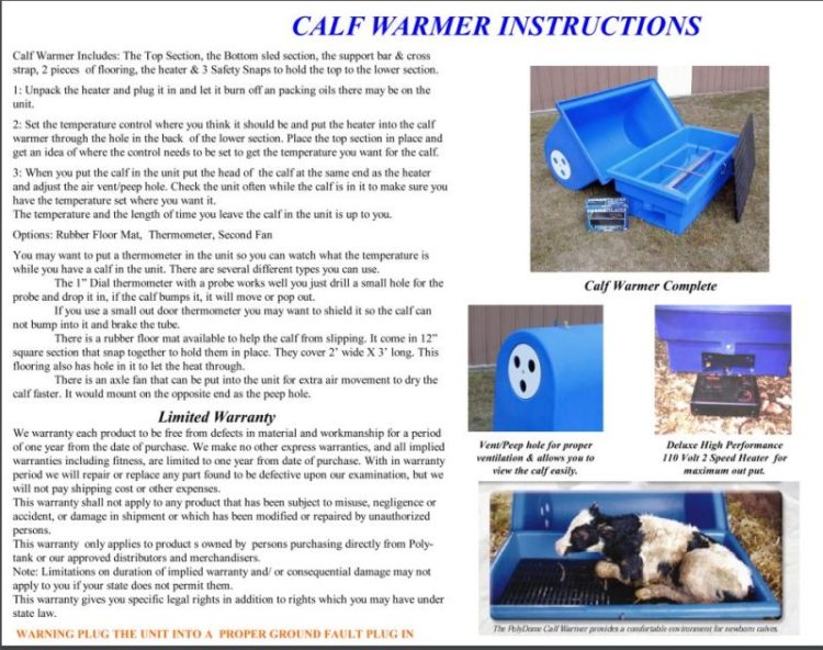 assembly and operating instructions