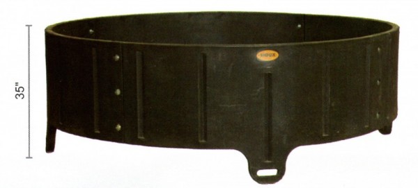 Brochure picture of the poly horse hay feeder