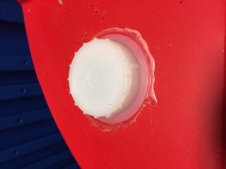 lick feeder fill cap closed