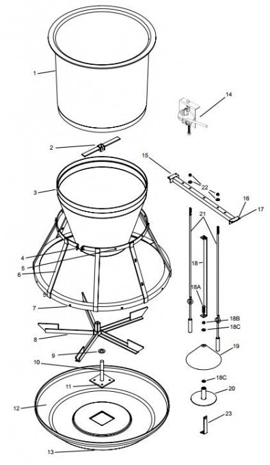 pig feeder parts diagram