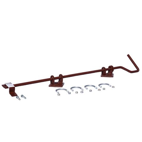 gate latch with mounting components