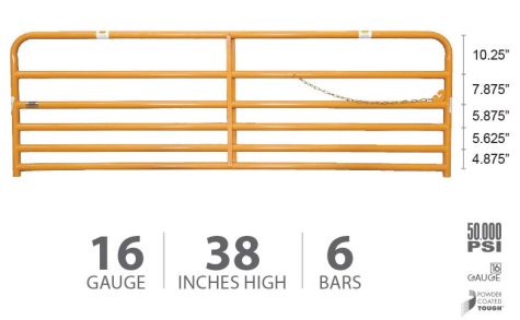 hog gate dimensions and specifications