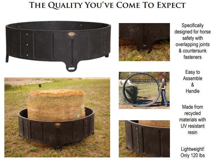 Horse Hay Feeder Round Poly