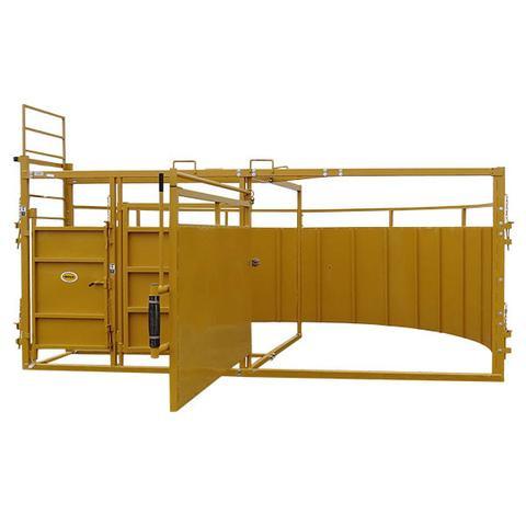 livestock entry and cattle sorting door