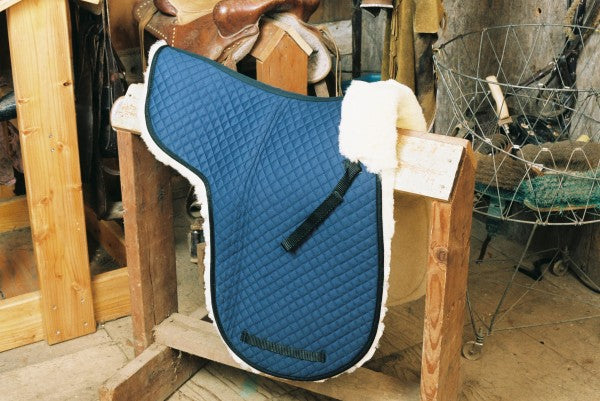 sheepsking saddle pad fully lined