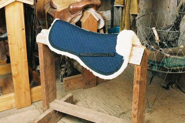 sheepskin saddle pad half size