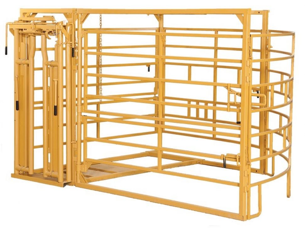 front of the cattle maternity pen