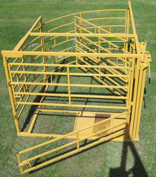 top of the maternity pen in a pasture for cattle