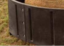 hay feeder connection countersunk bolts for horse safety