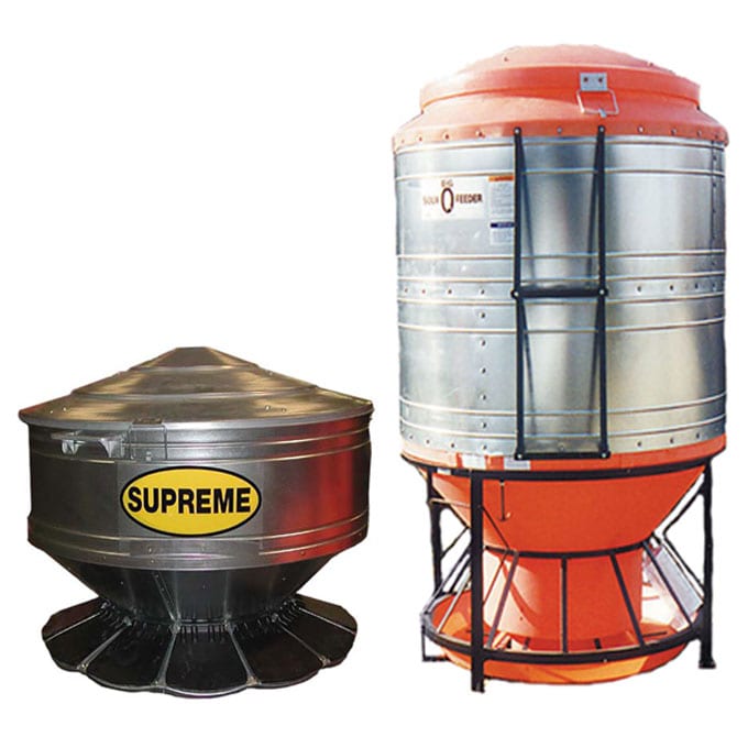 Sioux Steel outdoor hog feeders