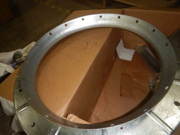 top of grain bin collar