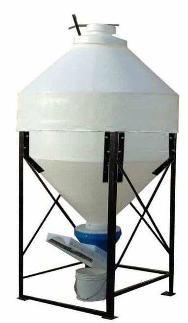 small poly feed bin
