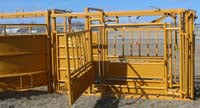 cattle head gate and squeeze chute