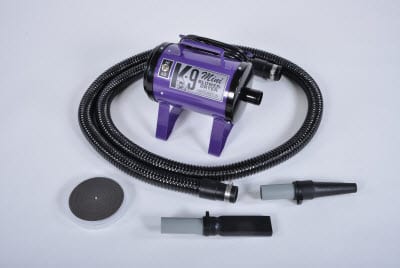 purple animal groomer