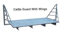wings installed on a cattle guard
