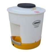 drinking area of hog waterer