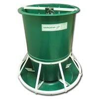 pig feeder with a 7.5 bushel capacity