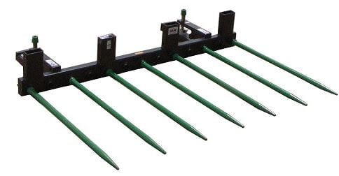 bucket fork with seven spears for clearing debris