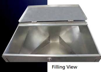 cattle cube feeder lid