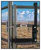 bow gate latch for combo panel