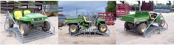 atv cattle guard picture montage