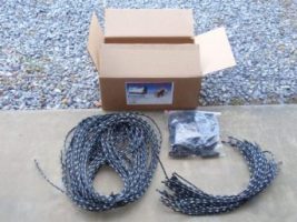 hay tarp tie down kit in a box