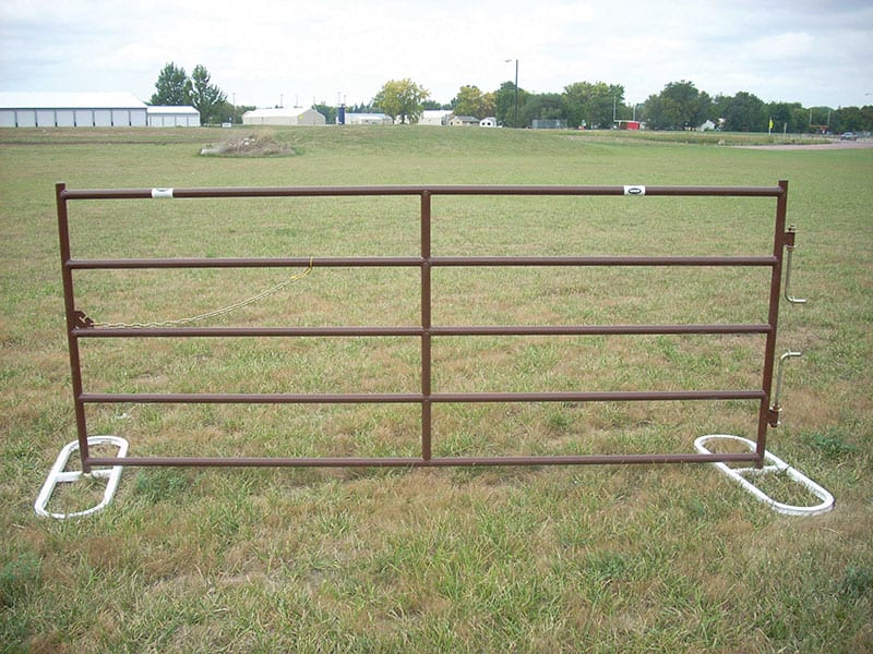 farm gate standing in a pasture