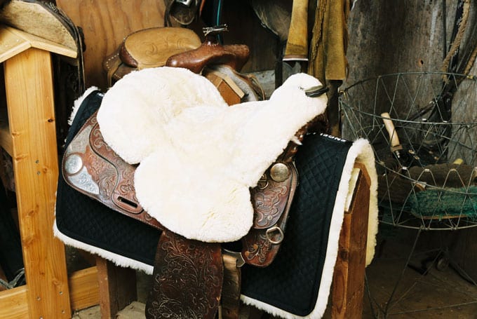 Full Western Seat Cover White