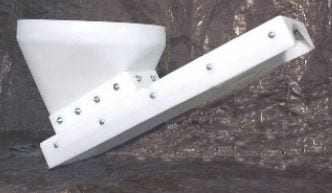 grain bin slide valve mounted to 30-degree collar