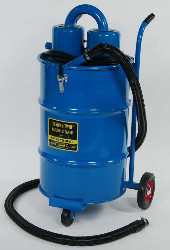 large barrel vacuum for industrial work