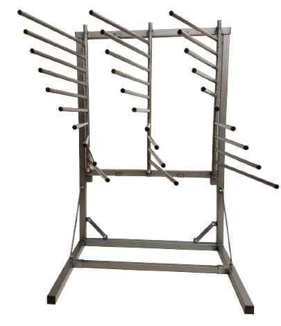 saddle pad rack with 30 arms