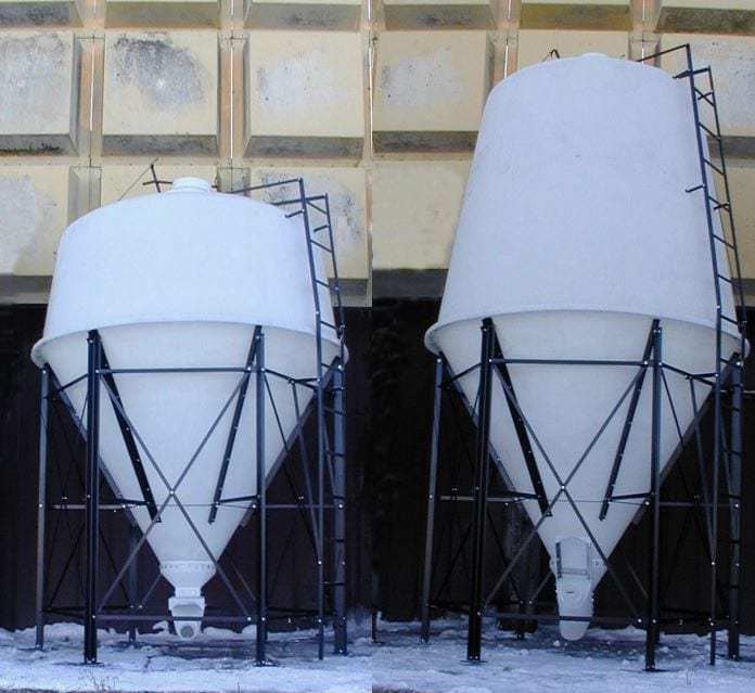 Poly grain bins two