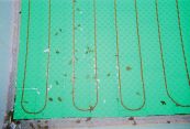 radiant heat floor panel pattern