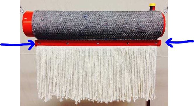 cattle oiler mounting strips