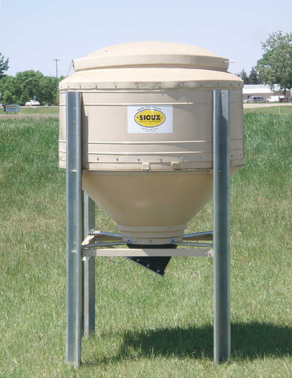 small feed bin