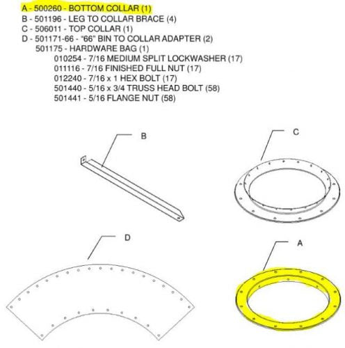 grain bin bottom collar