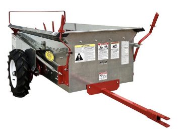 Front of the manure spreader
