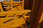 calf chute ratcheting system