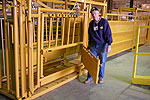 calf nursing panel door