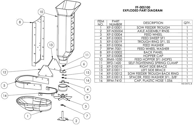 hog feeder diagram