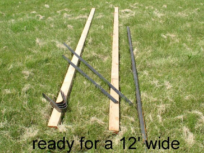 metal shelter supports