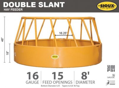 cattle feeder diagram round bale feeder dimensions