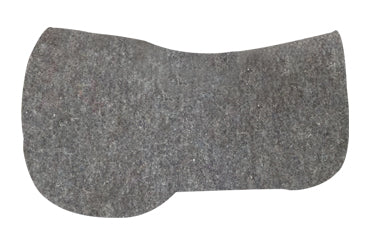 a gray saddle pad felt liner for horses