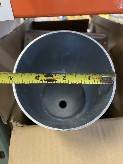 picture of the inside diameter of the auger tube