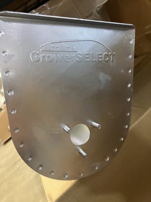 the end view of the auger box without the bearing installed