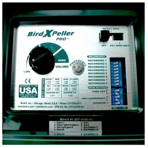 bird repeller control panel
