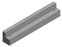 cattle guard foundation in an L-style