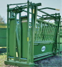squeeze chute with a automatic headgate